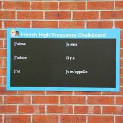 TTS French High Frequency Word Chalkboard Sign  TTS French High Frequency Word Chalkboard Sign  hi-res