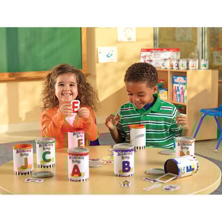 Learning Resources Alphabet Soup Sorters 26pk  hi\-res