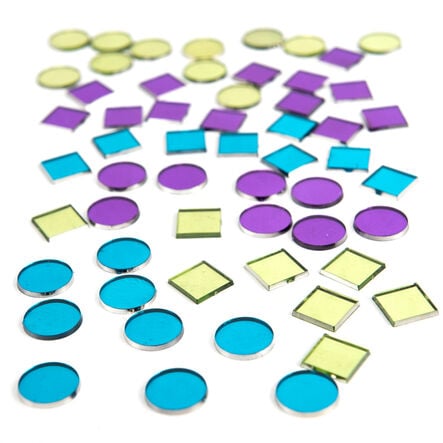 Plastic Mirror Mosaic Tiles 300pk  hi\-res