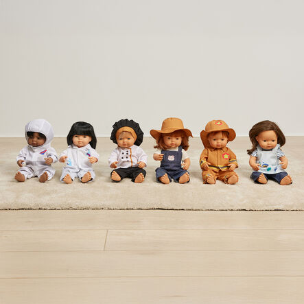 Miniland Doll Profession Job Outfits 6pk  hi\-res