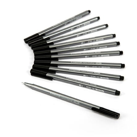 Staedtler Triplus Fineline Pens Black 10pk  hi\-res