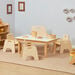 Rectangular Toddler Low Table H38cm Single Table  hi\-res