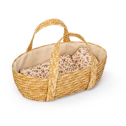Doll\'s Moses Basket with Bed Set  hi\-res
