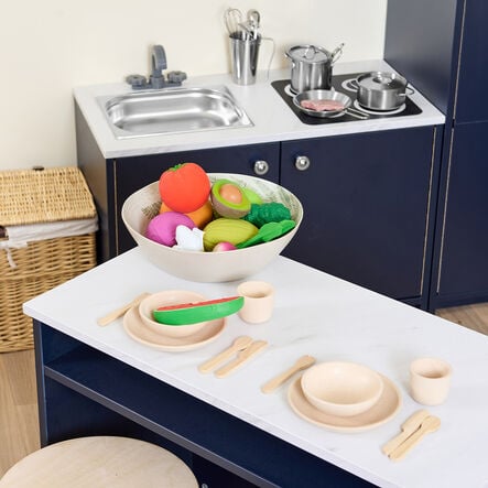 Role Play Neutral Tableware Dining Set  hi\-res