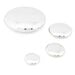TTS Sensory Mirrored Stacking Pebbles Silver 4pk Silver hi\-res