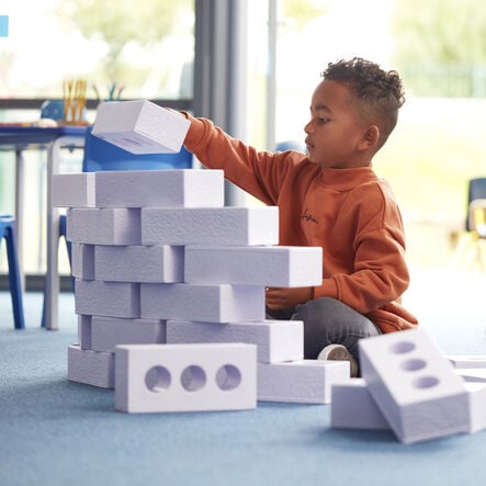 TTS White Foam Bricks  hi\-res