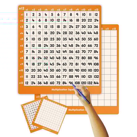 12x12 Multiplication Squares  hi\-res