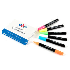 TTS Assorted Chalk Marker Pens 6pk  hi-res