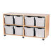Mobile Quad Tray Storage Unit 8 Jumbo  hi\-res