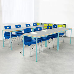 Welded Colour Frame Tables 110x55cm  Welded Colour Frame Tables 110x55cm  hi-res