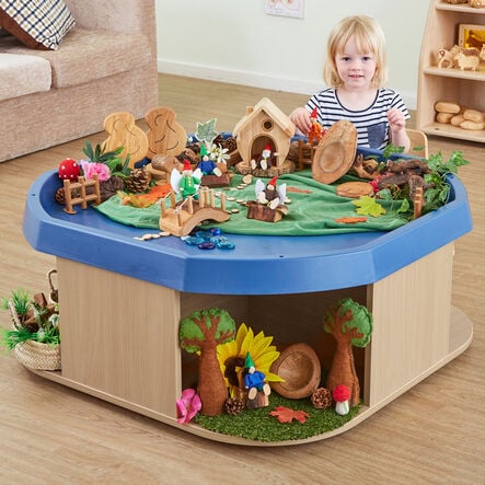 TTS Toddler Height Wooden Active World Unit Maple  hi\-res