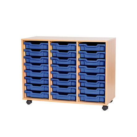 Mobile Triple Tray Storage Unit 24 Trays  hi\-res