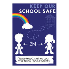 Social Distancing Outdoor Display Board  hi-res