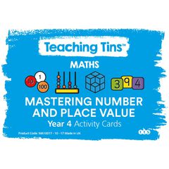 TTS Mastering Number and Place Value Activity Cards Year 4 100pk  TTS Mastering Number and Place Value Activity Cards Year 4 100pk  hi-res