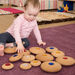 TTS Sensory Wooden Jewel Pebbles 12pk  hi\-res