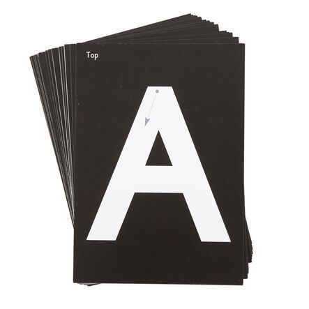 TTS Mini Light Up Mark Making Board Inserts Capital Letters  hi\-res