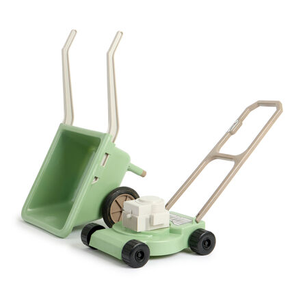 Role Play Garden Wheelbarrow \x26 Mower  hi\-res