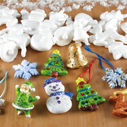 Assorted Polystyrene Christmas Decorations 35pk  hi\-res