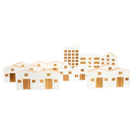 TTS Small World Wooden Tiny Town \x26 Houses Bundle  hi\-res