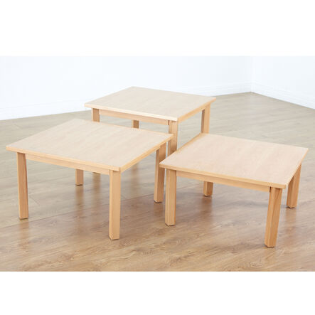 Beech Veneer Square Classroom Table  hi\-res