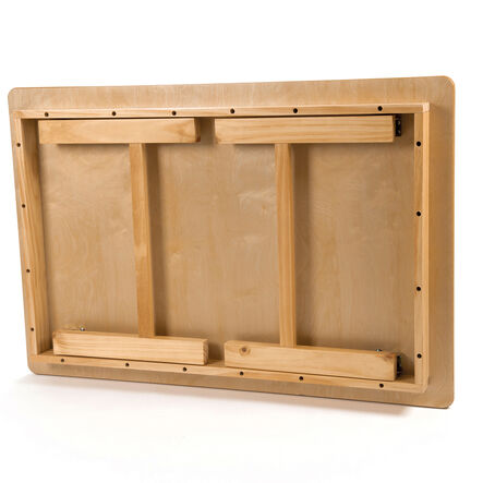 Natural Wooden Folding Early Years Table H40cm  hi\-res