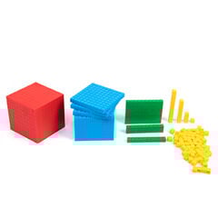 Plastic Interlocking Base Ten Set 121pcs  Plastic Interlocking Base Ten Set 121pcs  hi-res