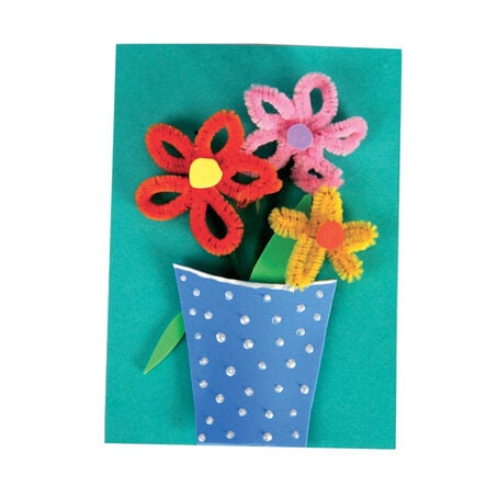 Assorted Chenille Craft Stems 150mm 1000pk  hi\-res