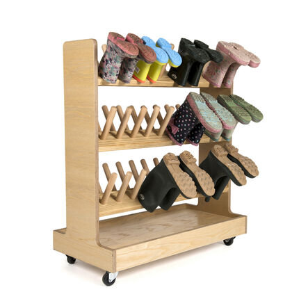 TTS Outdoor Wooden Wellie Rack  hi\-res
