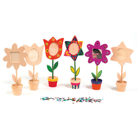 Wooden Flower Pot Frames 12pk  hi\-res