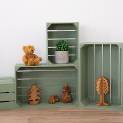 Rustic Crates Set Sage Sage Green hi-res