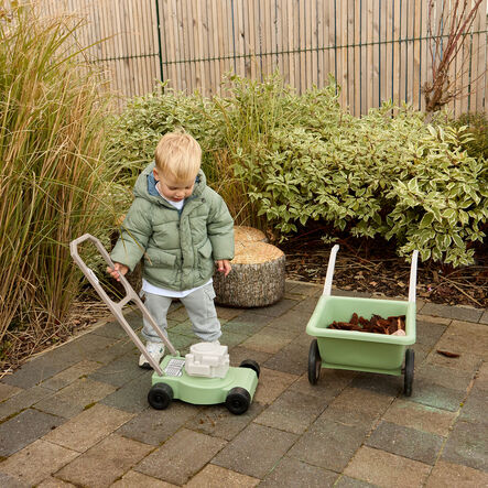 Role Play Garden Wheelbarrow \x26 Mower  hi\-res