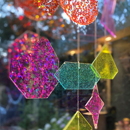 Glitter Rainbow Shapes  hi\-res