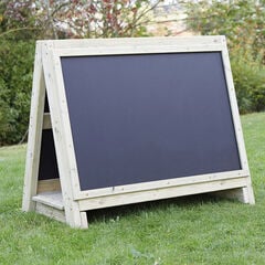 TTS Toddler's Outdoor Wooden Floor Easel  TTS Toddler's Outdoor Wooden Floor Easel  hi-res