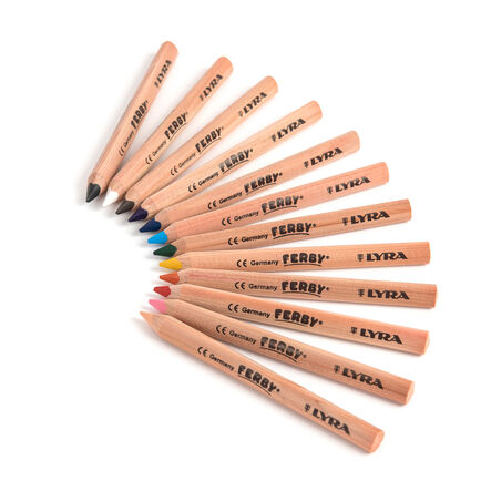 Lyra Ferby Triangular Colouring Pencils Assorted 96pk  hi\-res
