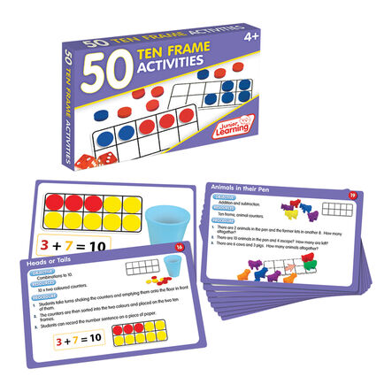 Ten Frame Activity Cards 50pk  hi\-res