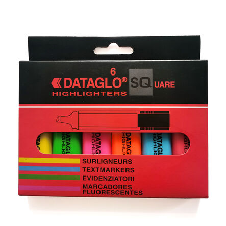 Assorted Highlighter Marker Pens Chisel Tip  hi\-res