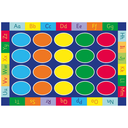 Rainbow Alphabet Rectangle Rug L3 x W2m  hi\-res