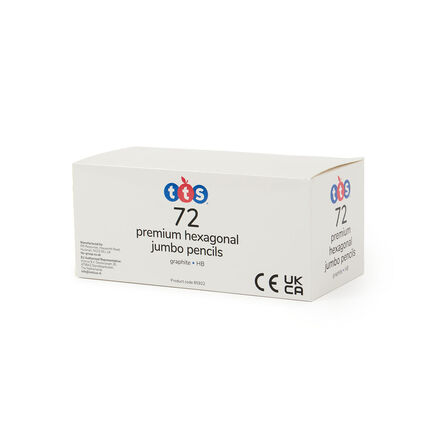TTS Premium Hexagonal Jumbo Pencils 72pk  hi\-res