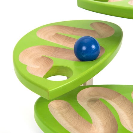 Modular Wooden Ball Run  hi\-res