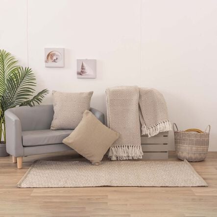 Eco Friendly Diamond Rug Natural 800 x 1500mm Natural hi\-res