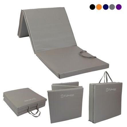 Tri\-Fold Gym Exercise Mat 6x2ft  hi\-res