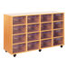 Crystal Clear Mobile Tray Unit with 32 Shallow Trays  hi\-res
