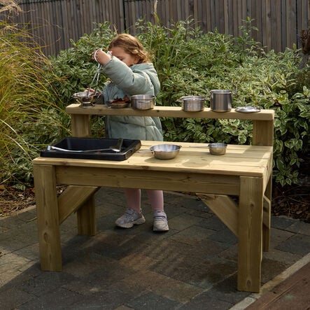 Outdoor Messy Play Wooden Workbench  hi\-res