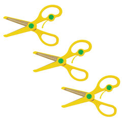 Spring Assisted Safety Scissors 3pk  Spring Assisted Safety Scissors 3pk  hi-res