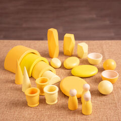 TTS Shades of Wooden Tonal Collection Yellow Yellow hi-res