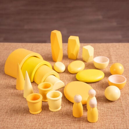 TTS Shades of Wooden Tonal Collection Yellow Yellow hi\-res