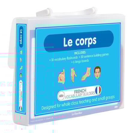 TTS French Body Parts Vocabulary Builder Activity Cards  hi\-res