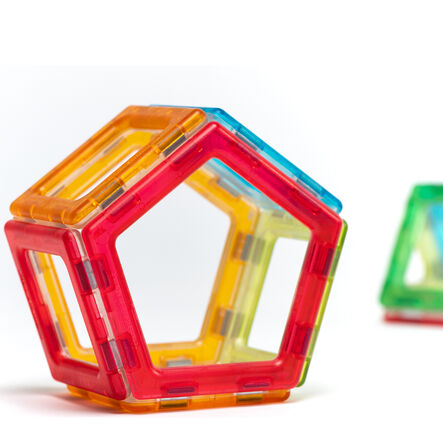 Translucent Magnetic Polydron Exploration Set  hi\-res