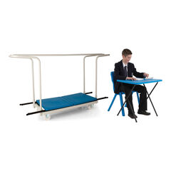 40 Titan Exam Desks & Trolley Bundle Deal  40 Titan Exam Desks & Trolley Bundle Deal  hi-res