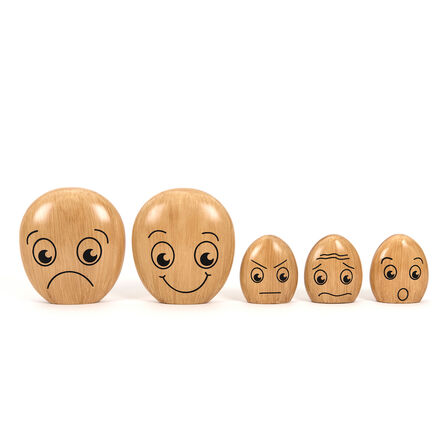 TTS Emotions Wooden Pebble Family  hi\-res